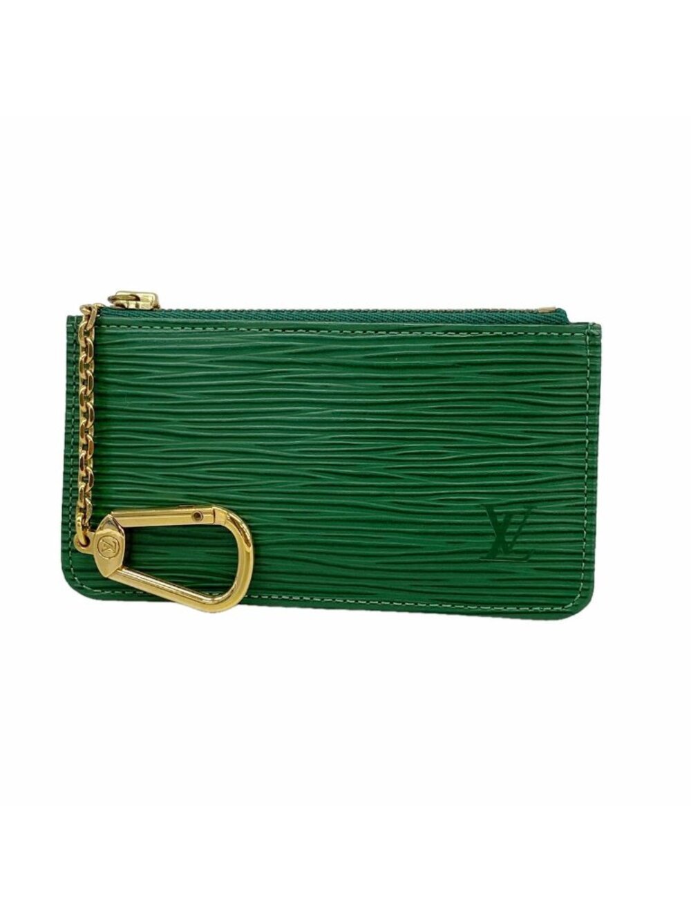 Louis Vuitton Coin Purse Epi Pochette Cles Borneo Green